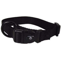 Hundehalsband schwarz 1.5 x 30-45 cm