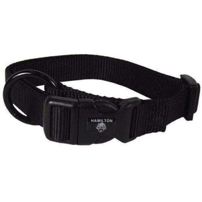 Hundehalsband schwarz 1.5 x 30-45 cm