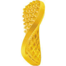 pet+me brosse chien poils court, jaune