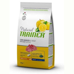 Trainer Natural Adult Small&Toy with Beef and Rice 2kg.