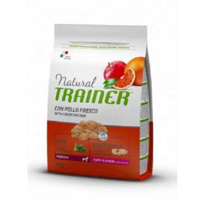 Trainer Natural Puppy&Junior Medium with Fresh Chicken 3kg.