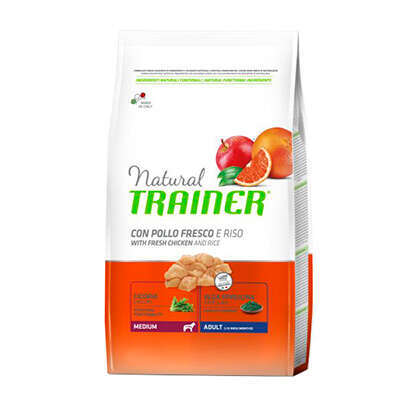 Trainer Natural Adult Medium with Fresh Chicken and Rice 3kg.