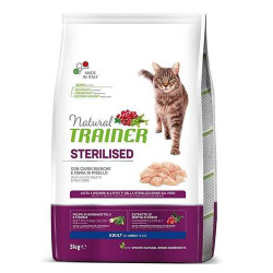 Trainer Natural Feline Sterilised with Fresh White Meats 3kg