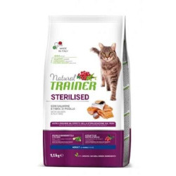 Trainer Natural Feline Sterilised with Salmon 1.5kg