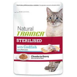 Trainer Natural Feline Sterelised with Codfish 85gr.