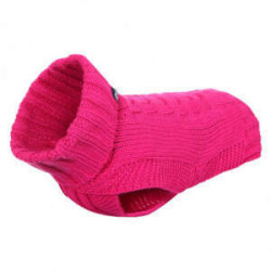 Wooly Knitwear pull pour chiens fuchsia / pink XXS