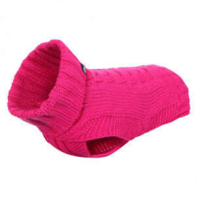 Wooly Knitwear dog pullover fuchsia / pink XS