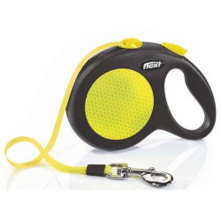 Flexi New Neon M Tape 5 m giallo-nero, max. 25 kg