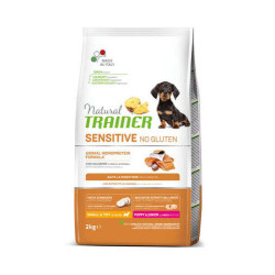 Trainer Natural  Sensitive No Gluten Puppy&Junior Small&Toy with Salmon  2kg