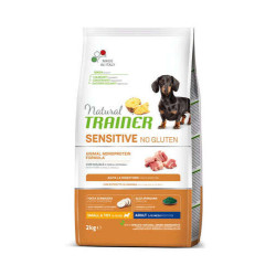 Trainer Natural  Sensitive No Gluten Adult Small&Toy with Pork 2kg