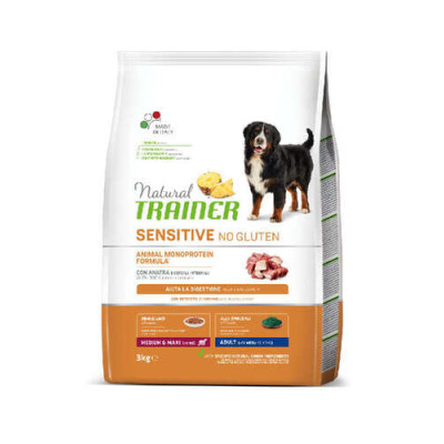 Trainer Natural  Sensitive No Gluten Adult Medium&Maxi with Duck 3kg