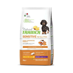 Trainer Natural  Sensitive No Gluten Mature Small&Toy with Salmon  2kg