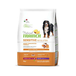 Trainer Natural  Sensitive No Gluten Mature Medium&Maxi with Salmon  12kg