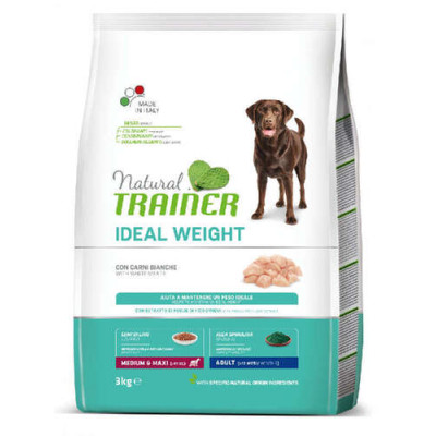 Trainer Natural  Ideal Weight Adult Medium&Maxi White Meats 3kg