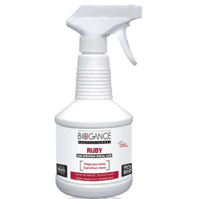 Biogance Ruby Spray  pour pelage sans volume, pour chien 500 ml 