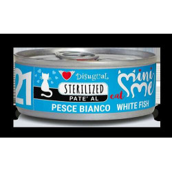 Disugual Mini-Me Cat Sterilized Paté pesce bianco 85 gr.