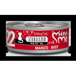 Disugual Mini-Me Cat Sterilized Paté manzo 85 gr.