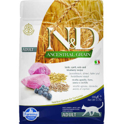 Farmina N&D Ancestral Grain Feline Adult Agneau & Myrtille 300g