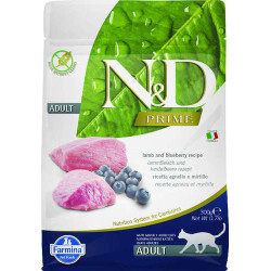 Farmina N&D Prime Feline Adult Agneau & Myrtille 300g