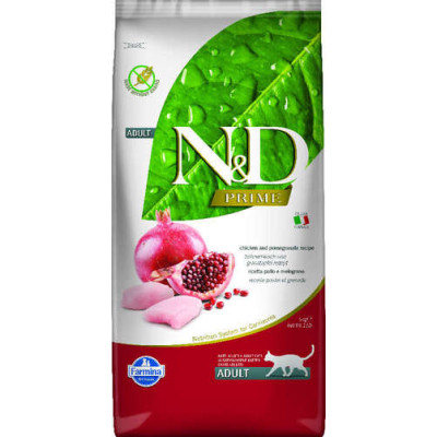 Farmina N&D Prime Feline Adult Chicken & Pomegranate 10kg