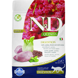 Farmina N&D Quinoa Feline Digestion Agnello & Finocchio 300g