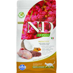 Farmina N&D Quinoa Feline Skin&Coat Quaglia & Cocco 1.5kg