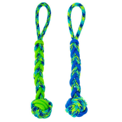 Zeus K9 Fitness Rope TPR Ball Tug (40cm)