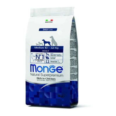 Monge Dog Adult Medium Chicken 3kg