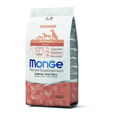 Monge Dog Adult All Breeds Salmon 2,5kg