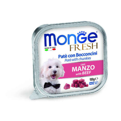 Monge Dog FRESH Pâté Beef 100g