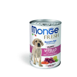  Monge Hundefutter Nass FRESH Puppy Veal&Veg. 400g