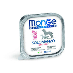  Monge Hundefutter Nass Monoprotein Pâté Beef 150g