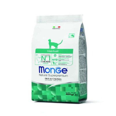 Monge Cat Hairball Chicken 400g