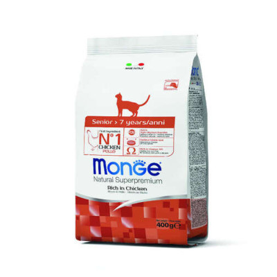 Monge Cat Senior Chicken 400g