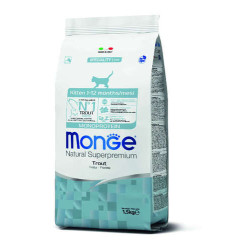 Monge Cat Monoprotein Kitten Trout 1,5kg