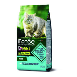 Monge Cat BWild Grain Free Adult Codfish 1,5kg