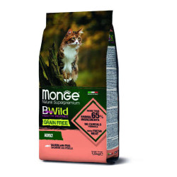 Monge Cat BWild Grain Free Adult Salmon 1,5kg