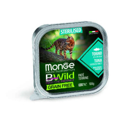 Monge Cat Bwild Grain Free Sterilised Tuna 100g