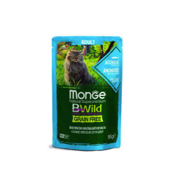 Monge Cat Bwild Grain Free Adult Anchovies 85g