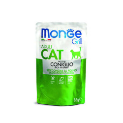 Monge Grill Cat Adult Rabbit 85g