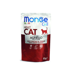 Monge Grill Cat Adult Lamb 85g