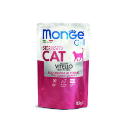 Monge Grill Cat Sterilised Veal 85g