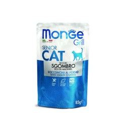 Monge Grill Cat Senior Mackerel 85g