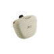 Borsa porta snack in silicone Lugo, beige  14 x 15 x 7 cm