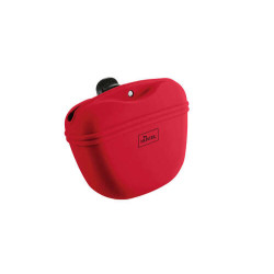 Borsa porta snack in silicone Lugo, rosso 14 x 15 x 7 cm