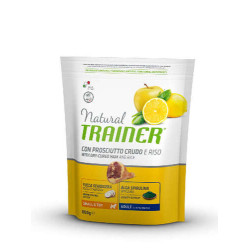 Trainer Natural Adult Small&Toy with Dry Cured Ham and Rice 800gr