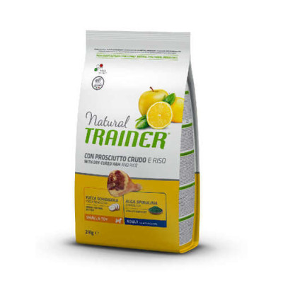 Trainer Natural  Adult Small&Toy with Dry Cured Ham and Rice   2kg