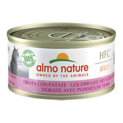 Almo Nature HFC Cat Natural Jelly - Sea Bream whit Potatoes 70 gr.