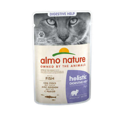 Almo Nature Holistic Cat Functional  Digestive Help - avec Poisson 70 gr.