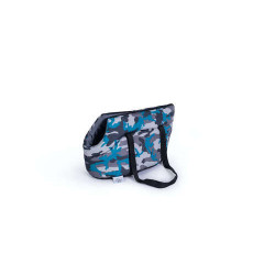 Sac de transport Venere camouflage/bleu clair 45x30x28h cm